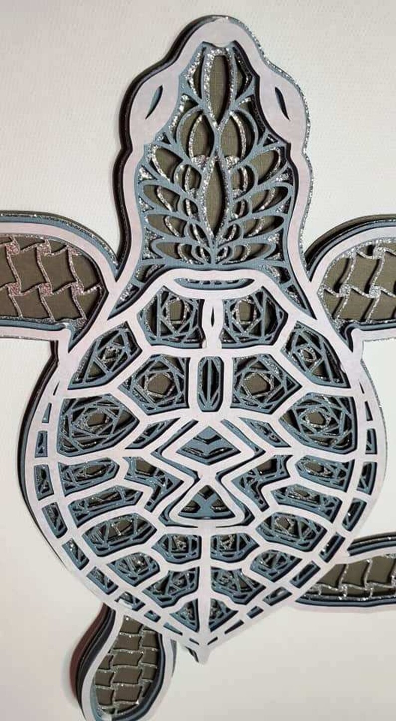 Download Layered Turtle Mandala Svg Free Printable - Layered SVG ...