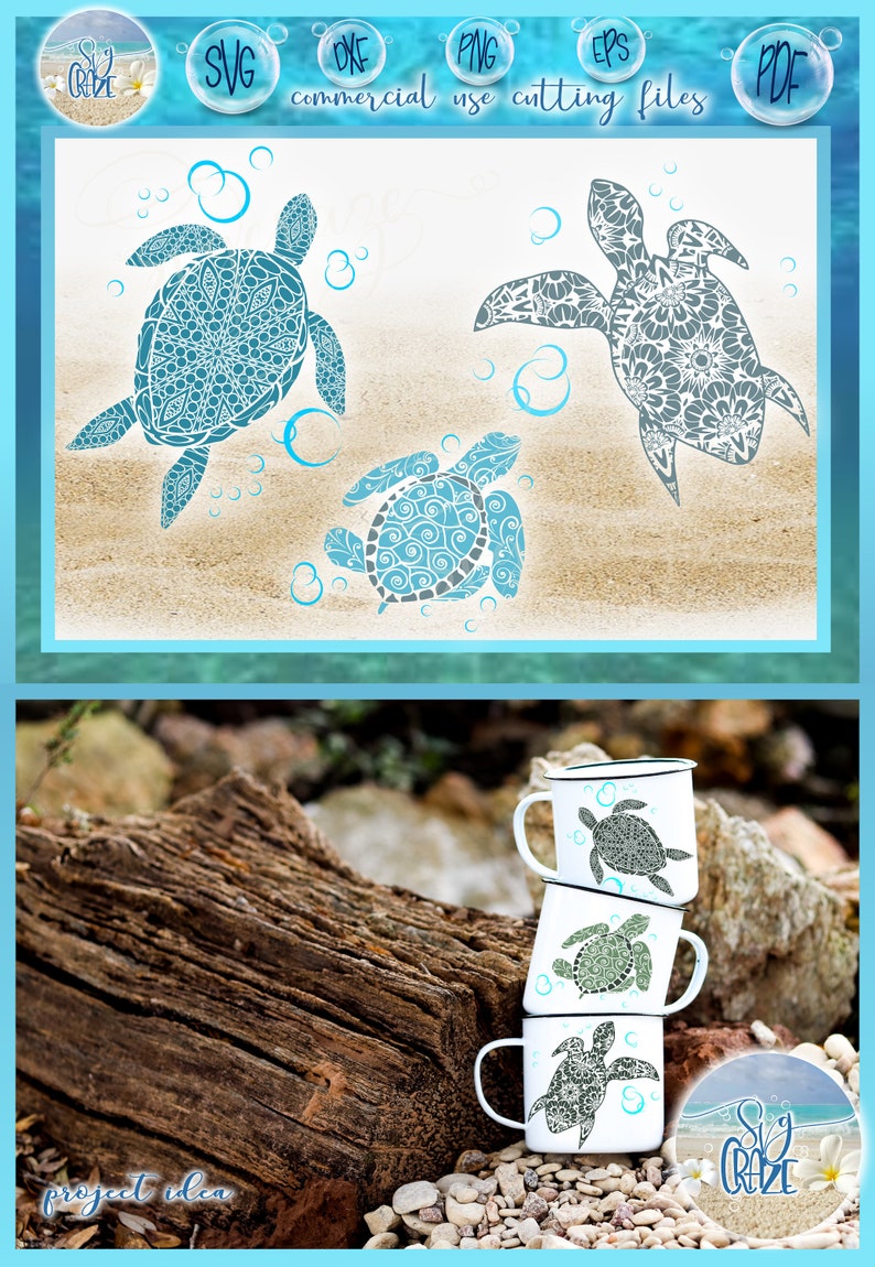 Free Free 234 Cricut Turtle Mandala Svg SVG PNG EPS DXF File