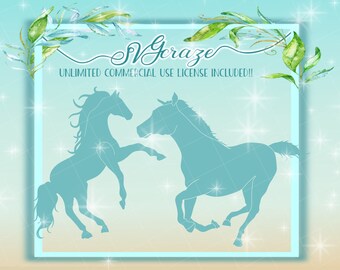Horse SVG Files for Cricut Silhouette - Dxf Eps Pdf Png Included