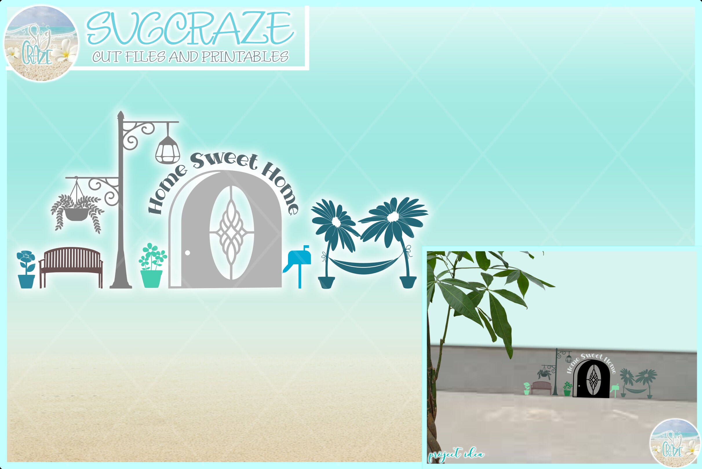 Baseboard Mouse House SVG Files for Cricut Silhouette - Dxf Eps Pdf Png ...