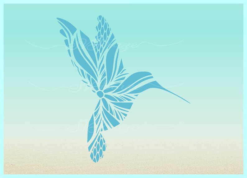 Download Hummingbird Mandala Zentangle SVG Files for Cricut ...