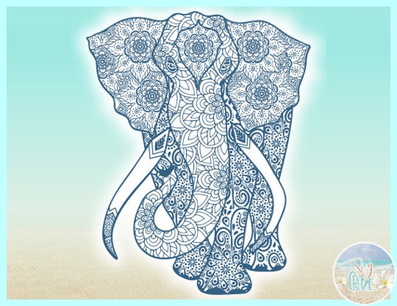 Free Free Elephant Zentangle Svg 370 SVG PNG EPS DXF File