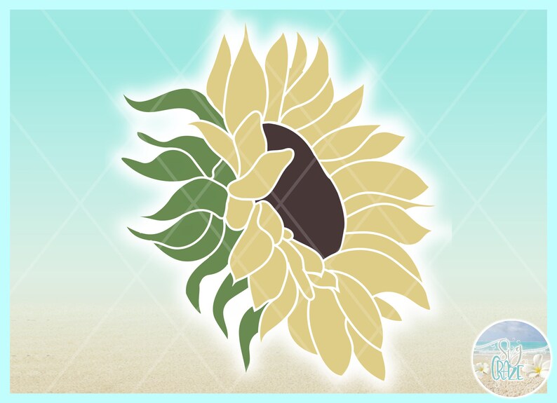 Download Sunflower SVG Files for Cricut Silhouette Dxf Eps Pdf Png ...