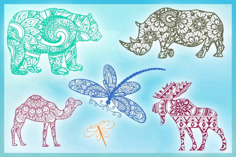 Download Mandala SVG Bundle Zentangle SVG Intricate Mandala Design | Etsy