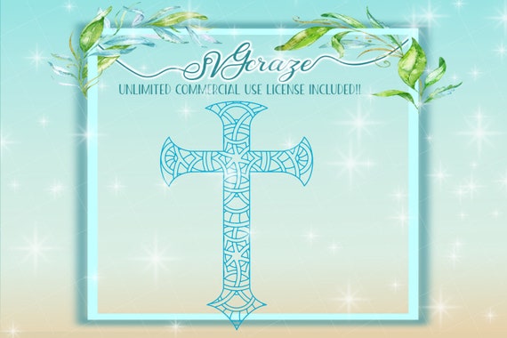 Download Cross Mandala Svg Files For Cricut Silhouette Dxf Eps Pdf Etsy