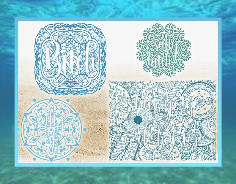Download Zentangle Bundle Svg Files For Cricut Silhouette Dxf Eps Pdf Png Included Mature Printable Coloring Page Cuss Word Swear Word Mandala Digital Art Collectibles Kromasol Com