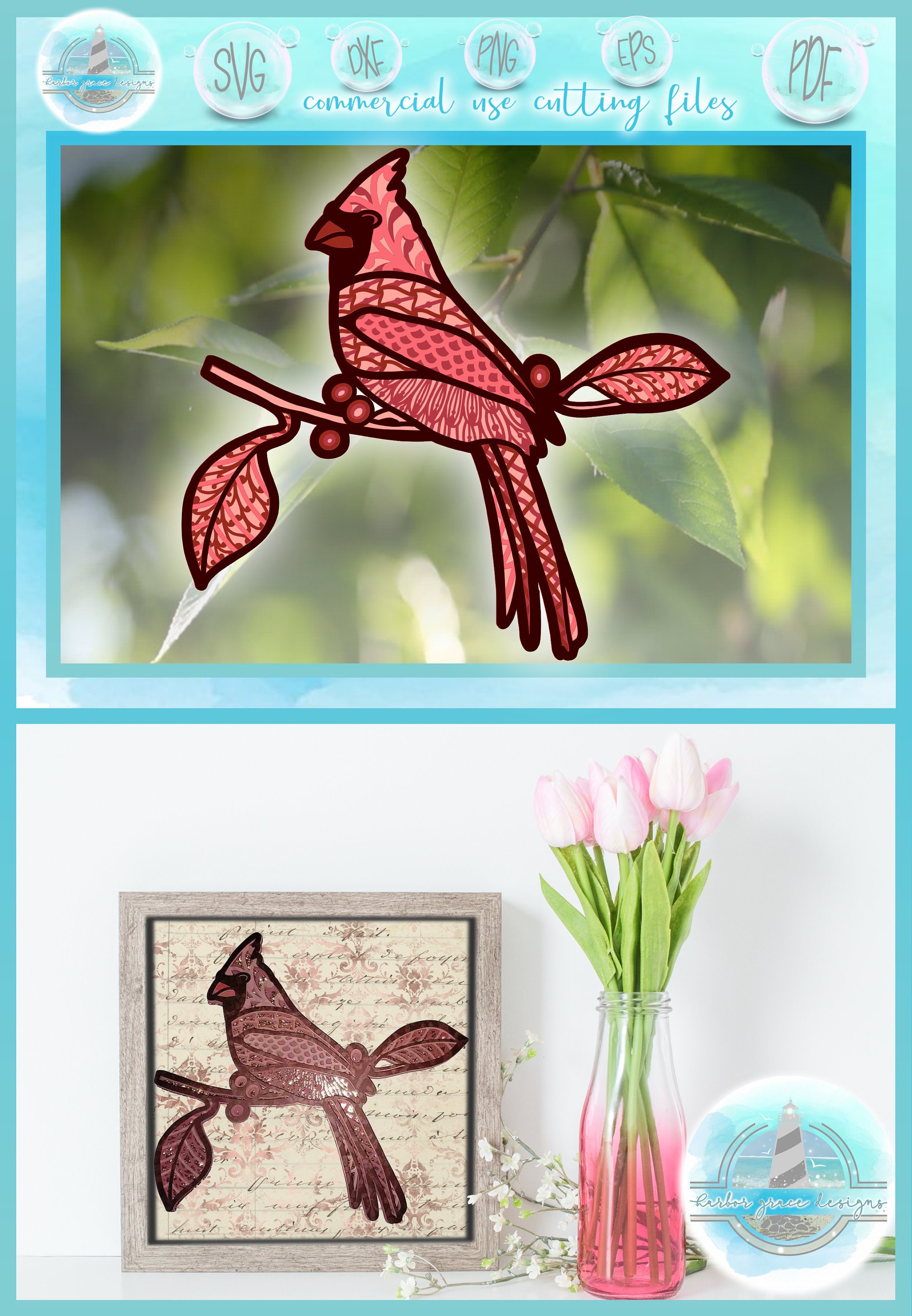 Download 3d Layered Design Cardinal Mandala Svg File Multi Layered Etsy