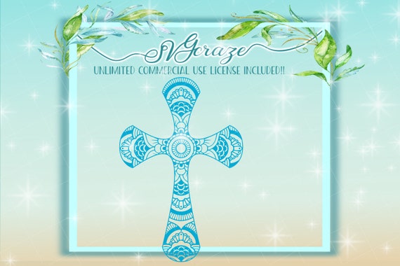 Download Cross Mandala Svg Files For Cricut Silhouette Dxf Eps Pdf Etsy