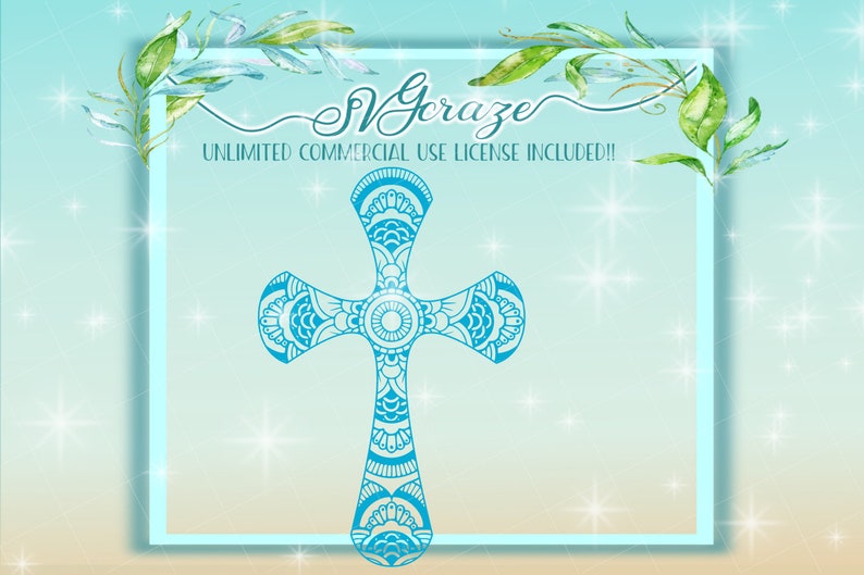 Free Free 293 Cricut Mandala Cross SVG PNG EPS DXF File