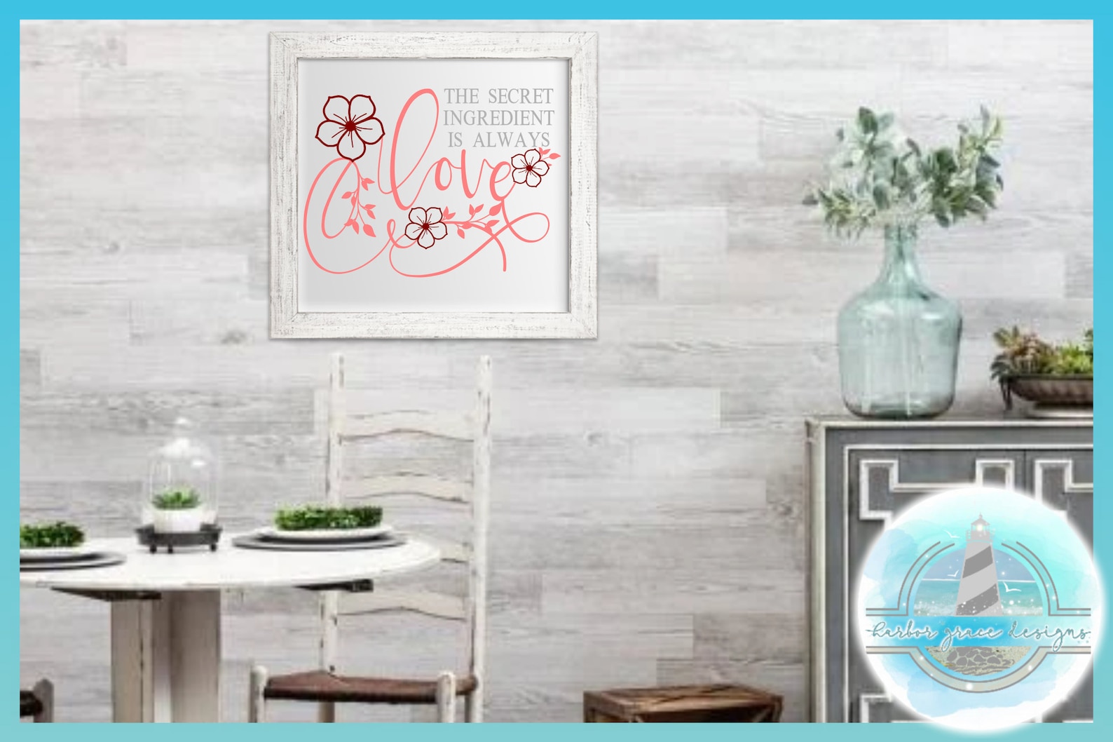 The Secret Ingredient is Always Love Kitchen Quote SVG Dxf Eps Pdf PNG ...