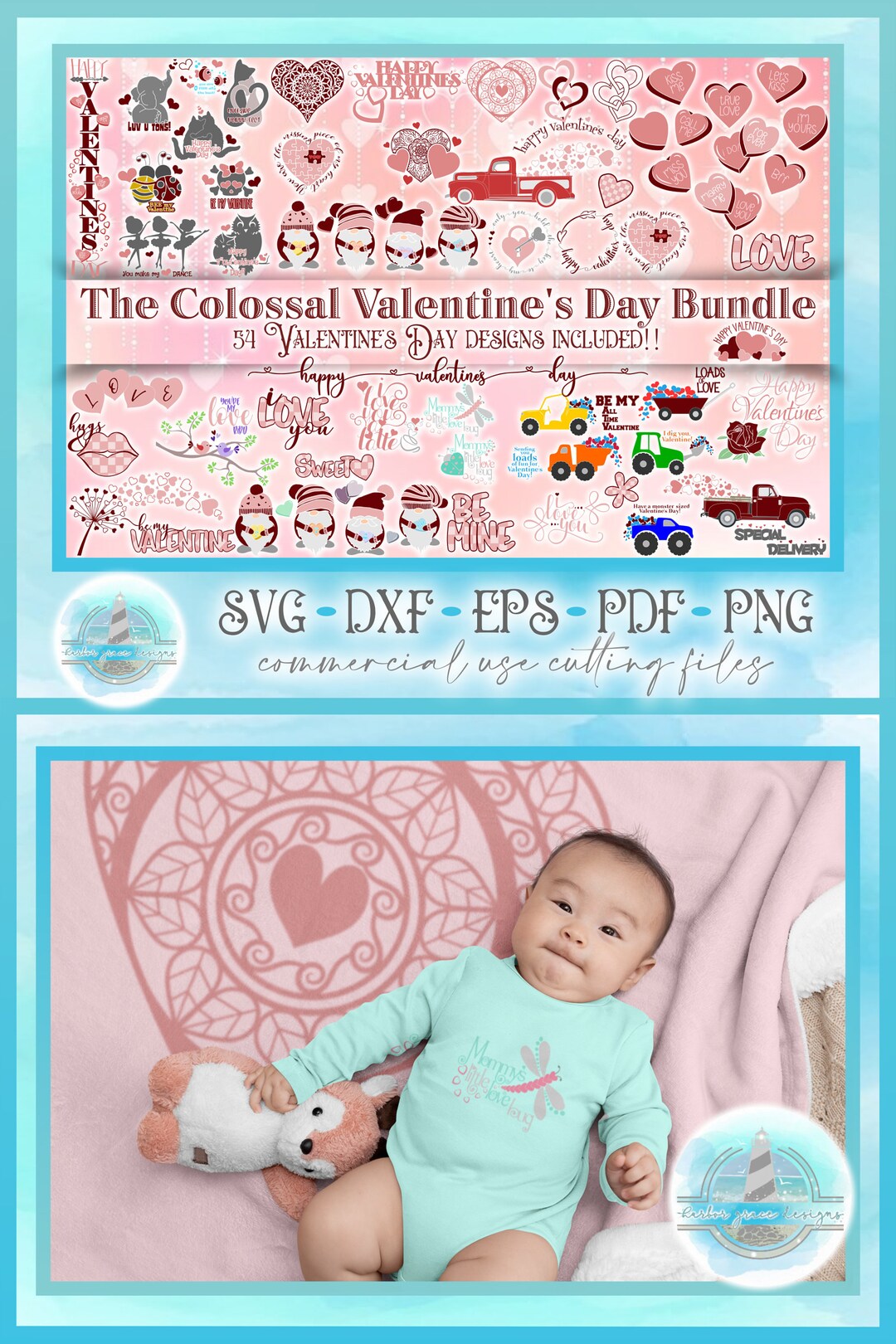 The Colossal Valentines Day Bundle SVG Files for Cricut Silhouette ...