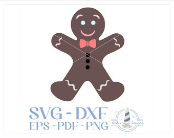 Gingerbread Man SVG, Ginger Bread Man Svg, SVG files for Cricut Silhouette