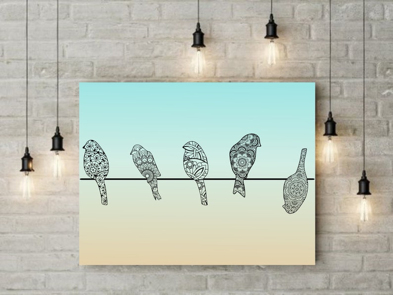 Download Birds Mandala Zentangle Bundle SVG Files for Cricut ...