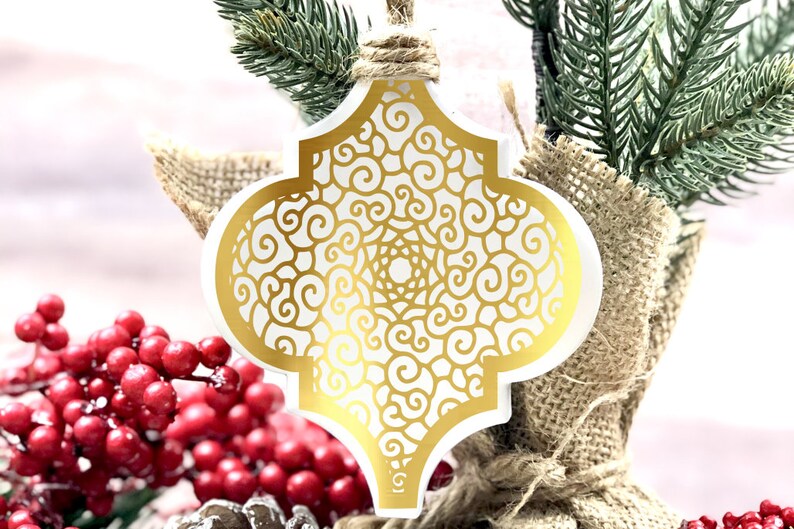 Download Arabesque Tile Christmas Ornament Mandala Bundle SVG Files ...