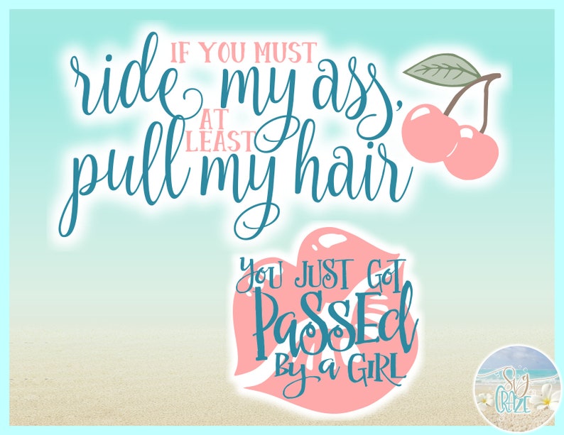Fun Vehicle Decals Quote Sayings Bundle SVG Files for Cricut Etsy