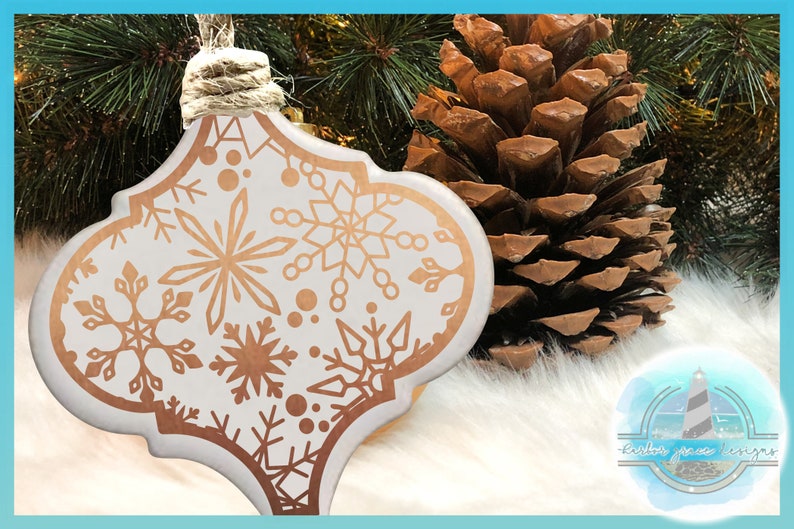 Download 3 x 2.88 Mandala Arabesque Tile Ornament Christmas | Etsy