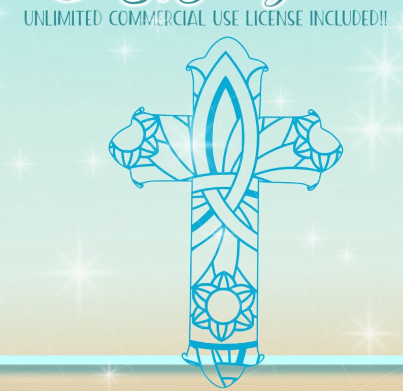 Free Free Cricut Mandala Cross 625 SVG PNG EPS DXF File