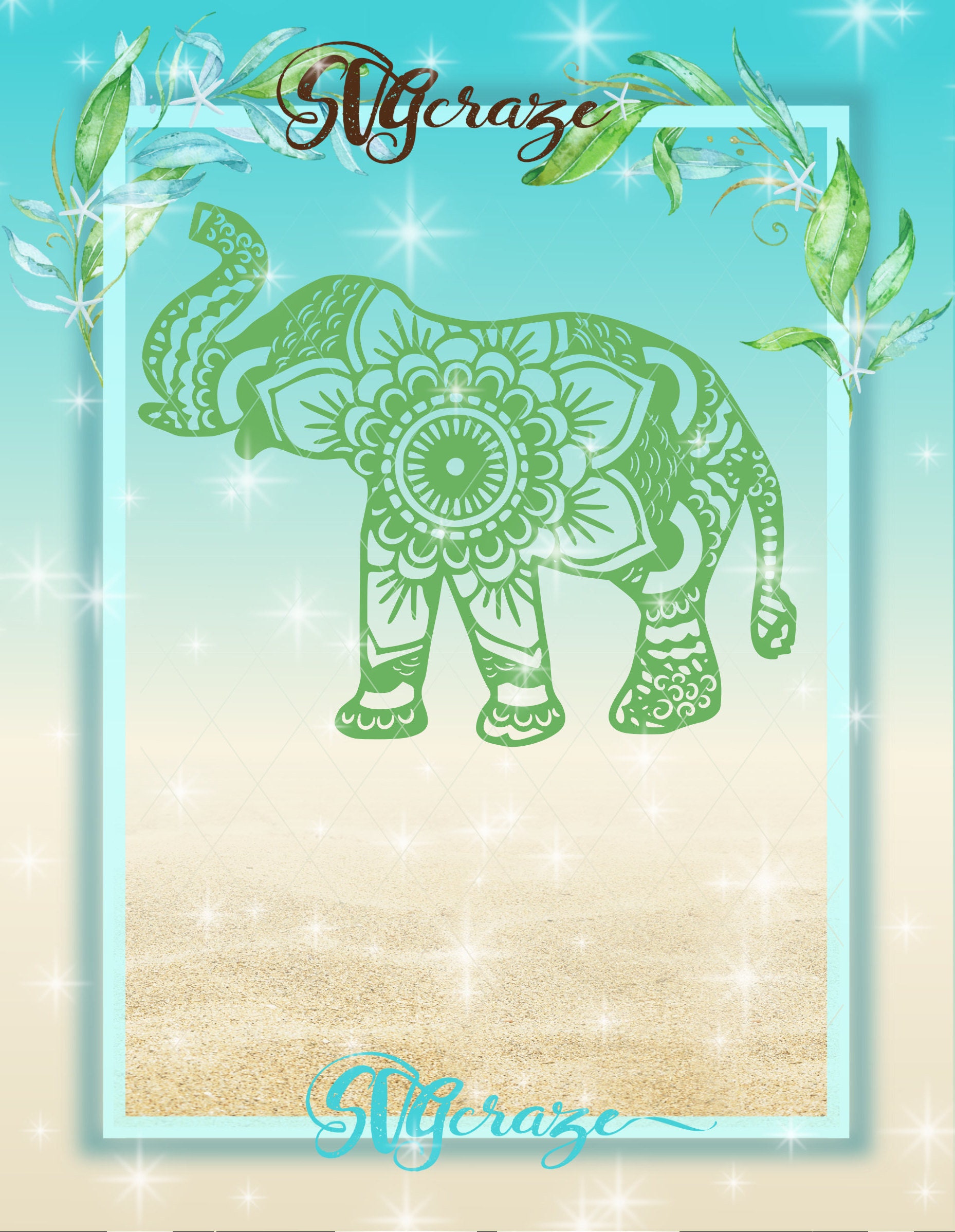 Free Free 245 Cricut Mandala Elephant SVG PNG EPS DXF File