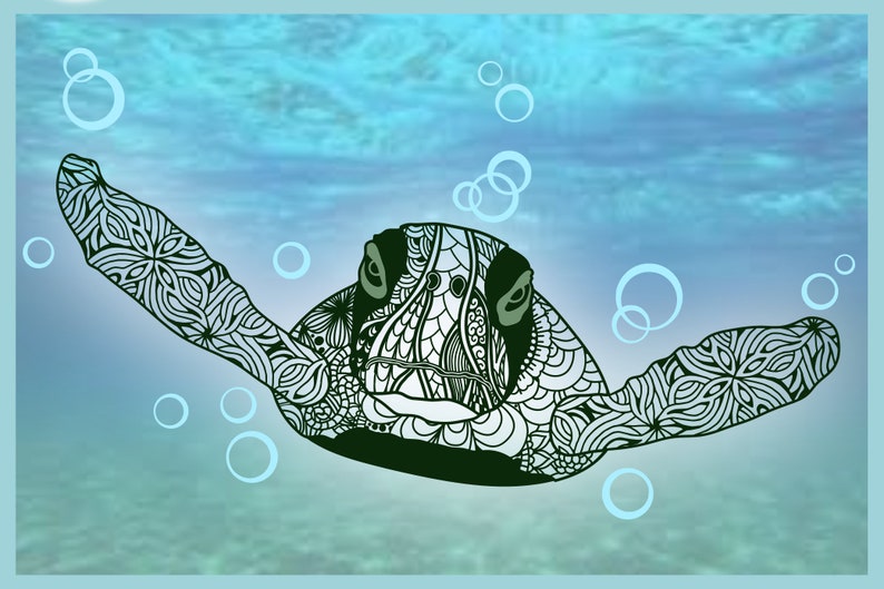 Free Free 72 Cricut Turtle Mandala SVG PNG EPS DXF File