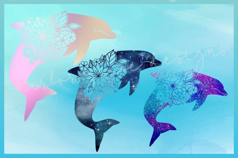Download Sea Turtle Dolphin Angel Fish Seahorse Floral Mandala Bundle Svg Files For Cricut Dxf Eps Pdf Png Included Plus Sublimation Printables Art Collectibles Digital Vadel Com