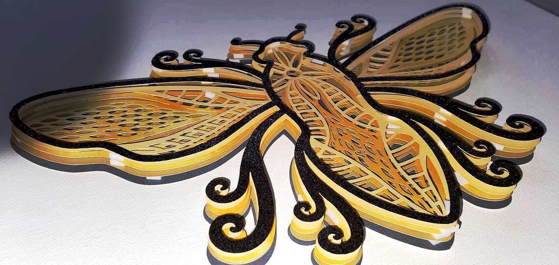 Download 3d Bee Mandala Svg 61 Svg Design File