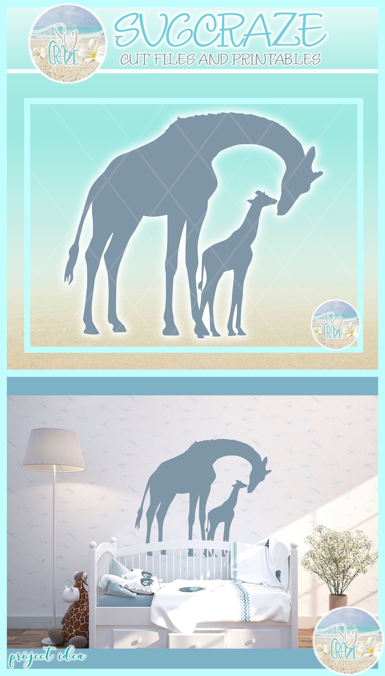 Free Free 207 Silhouette Baby Giraffe Svg SVG PNG EPS DXF File