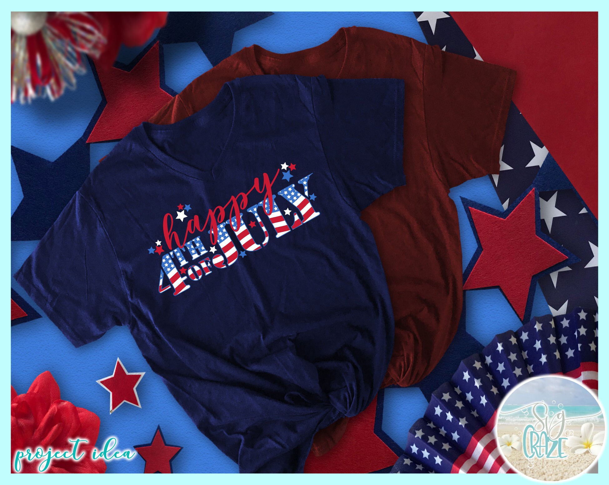 Happy 4th of July Independence Day Usa Flag SVG Files for Cricut ...