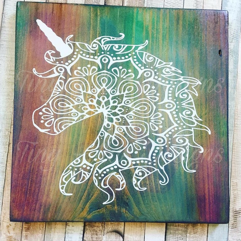 Download Unicorn Horse Mandala Zentangle Bundle SVG Files for ...