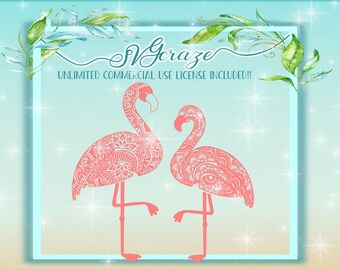 Flamingo Mandala Svg, Flamingo Mandala, Mandala SVG, Flamingo SVG, Flamingo Cut File, Flamingo Decal, Zentangle Svg, Svg Files For Cricut
