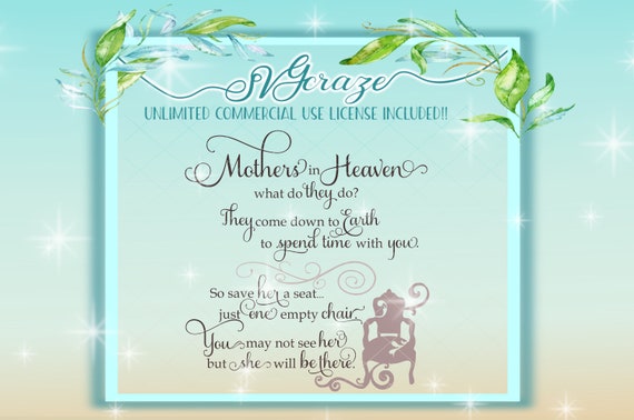Download Mothers in Heaven SVG In Loving Memory Mom Svg Sym Svg ...