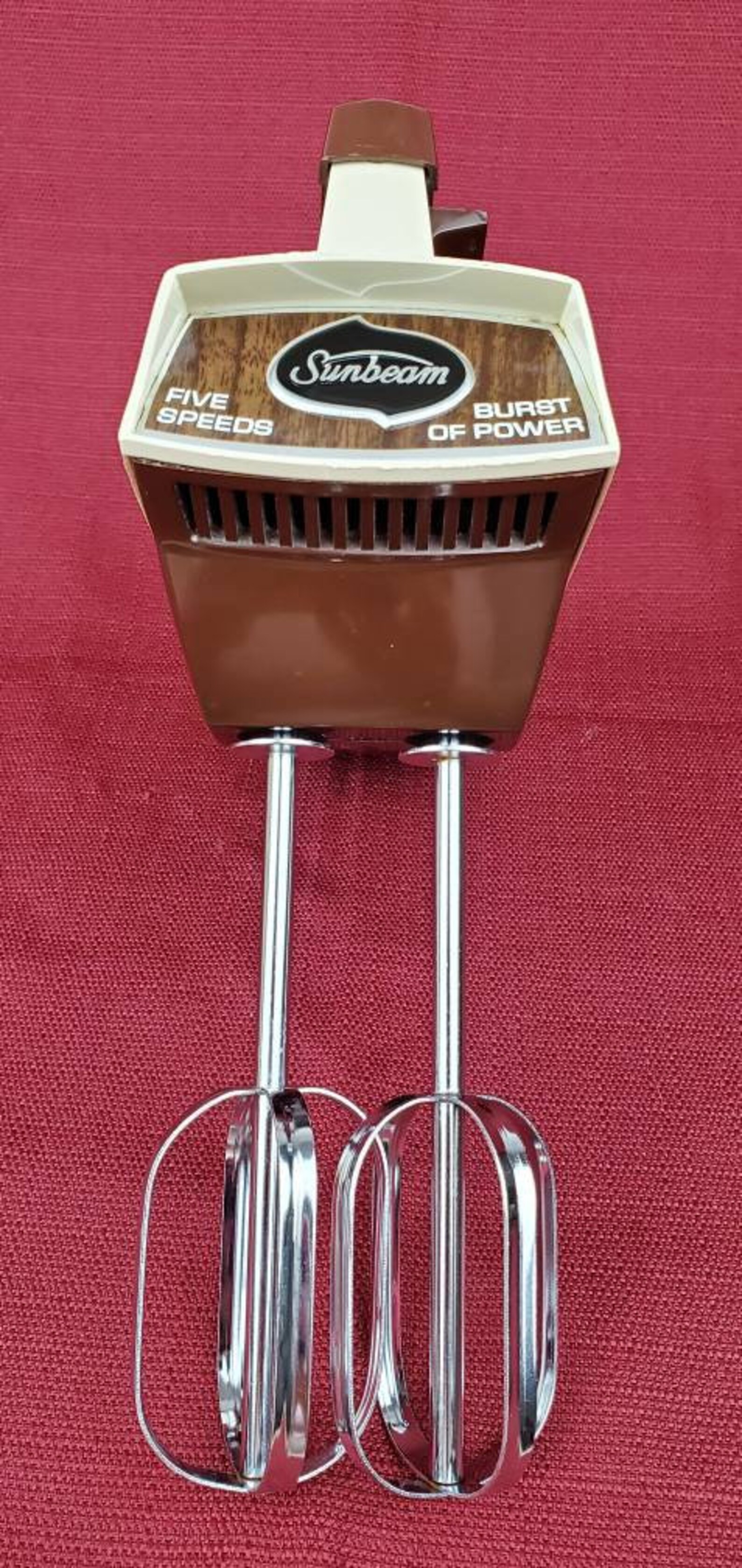 Sunbeam Mixmaster Heavy Duty 5 Speed Burst of Power Hand Mixer Etsy