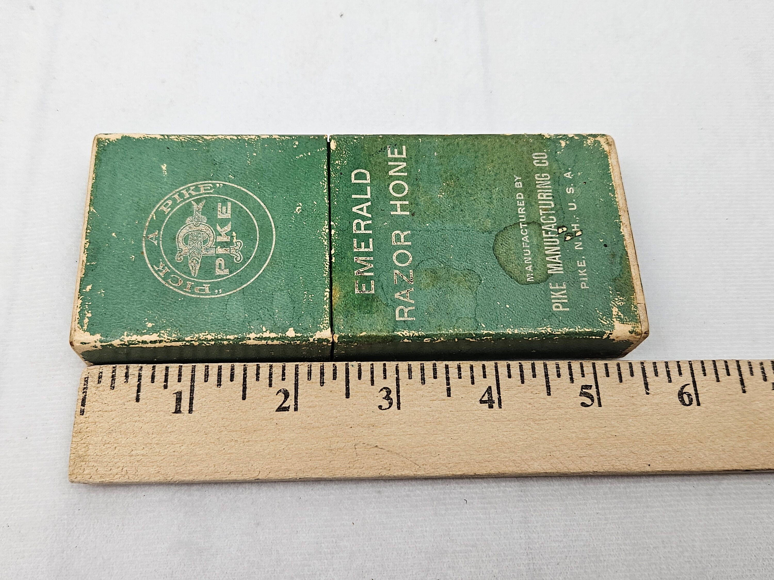 Vintage Emerald Razor Home With Box and Instructions, Green Stone ...