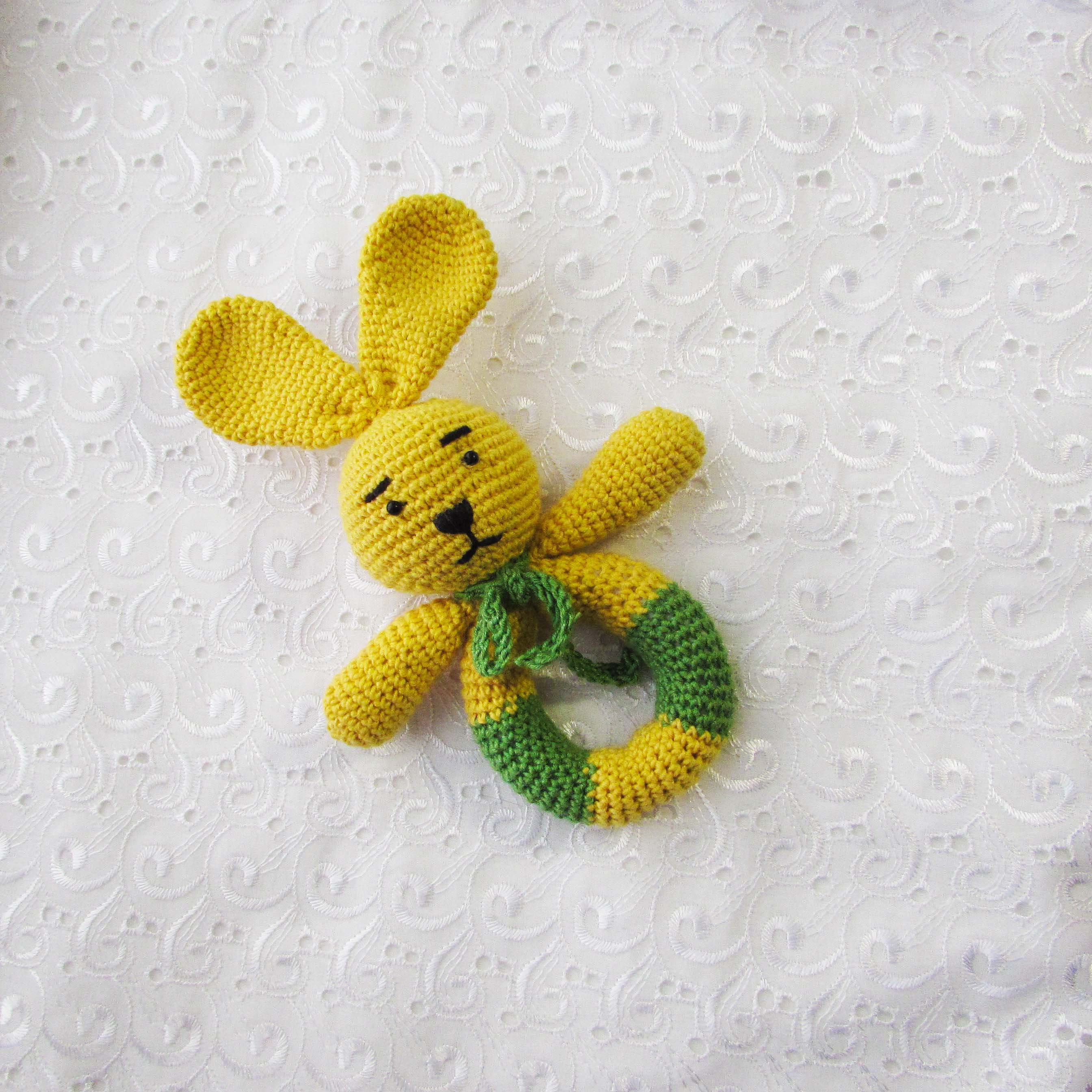 crochet baby rattle