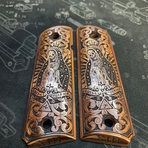EZcad2 1911 grip pattern (la Santa Muerte)SVG format included