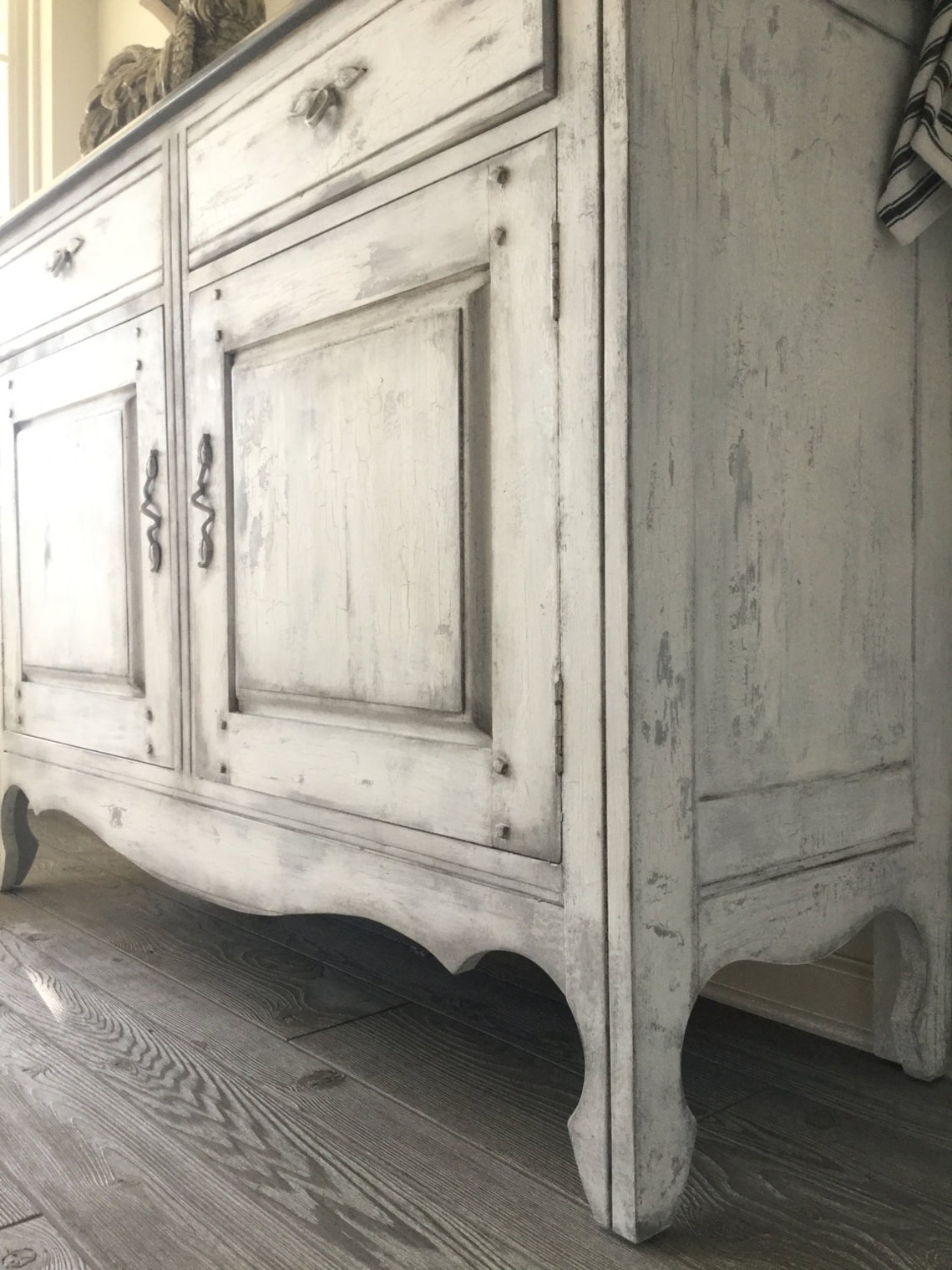 Buffet Sideboard Changing Table Kitchen / Chippy Etsy