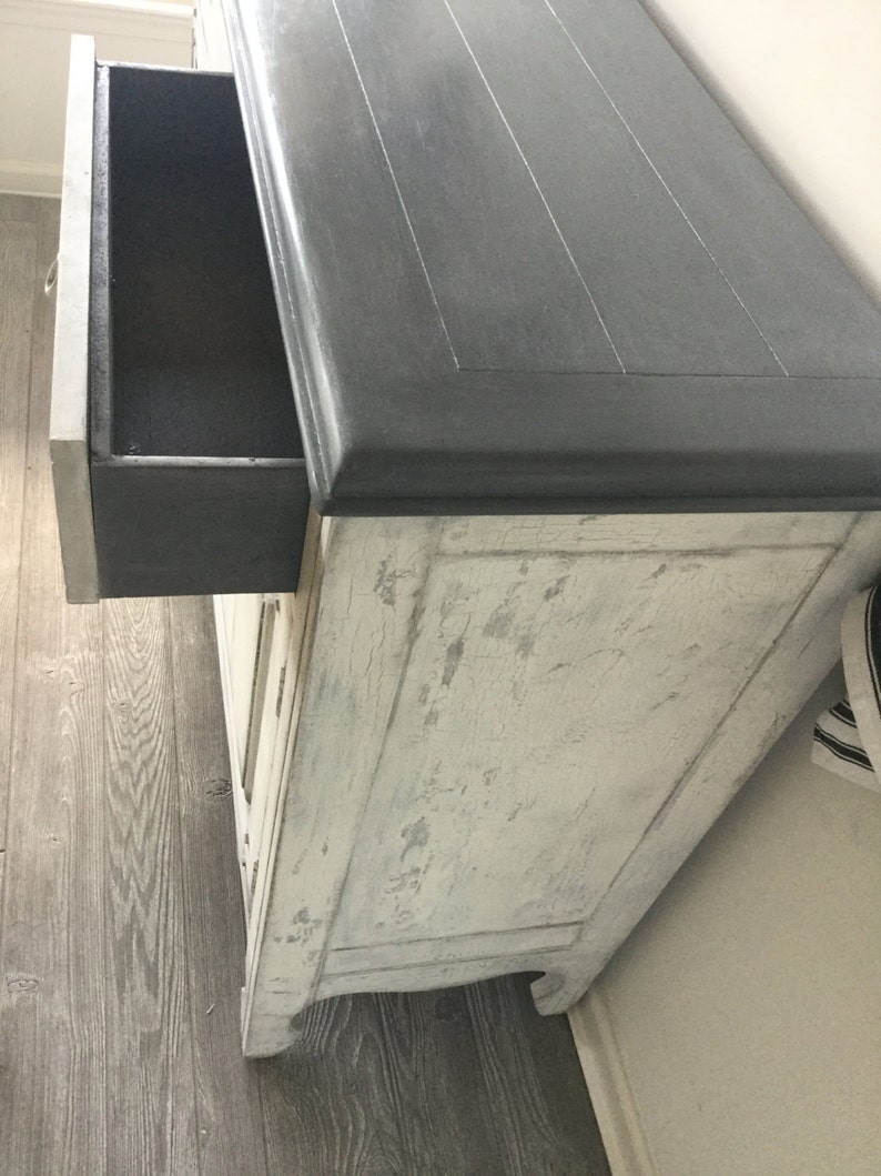 Buffet Sideboard Changing Table Kitchen / Chippy Etsy