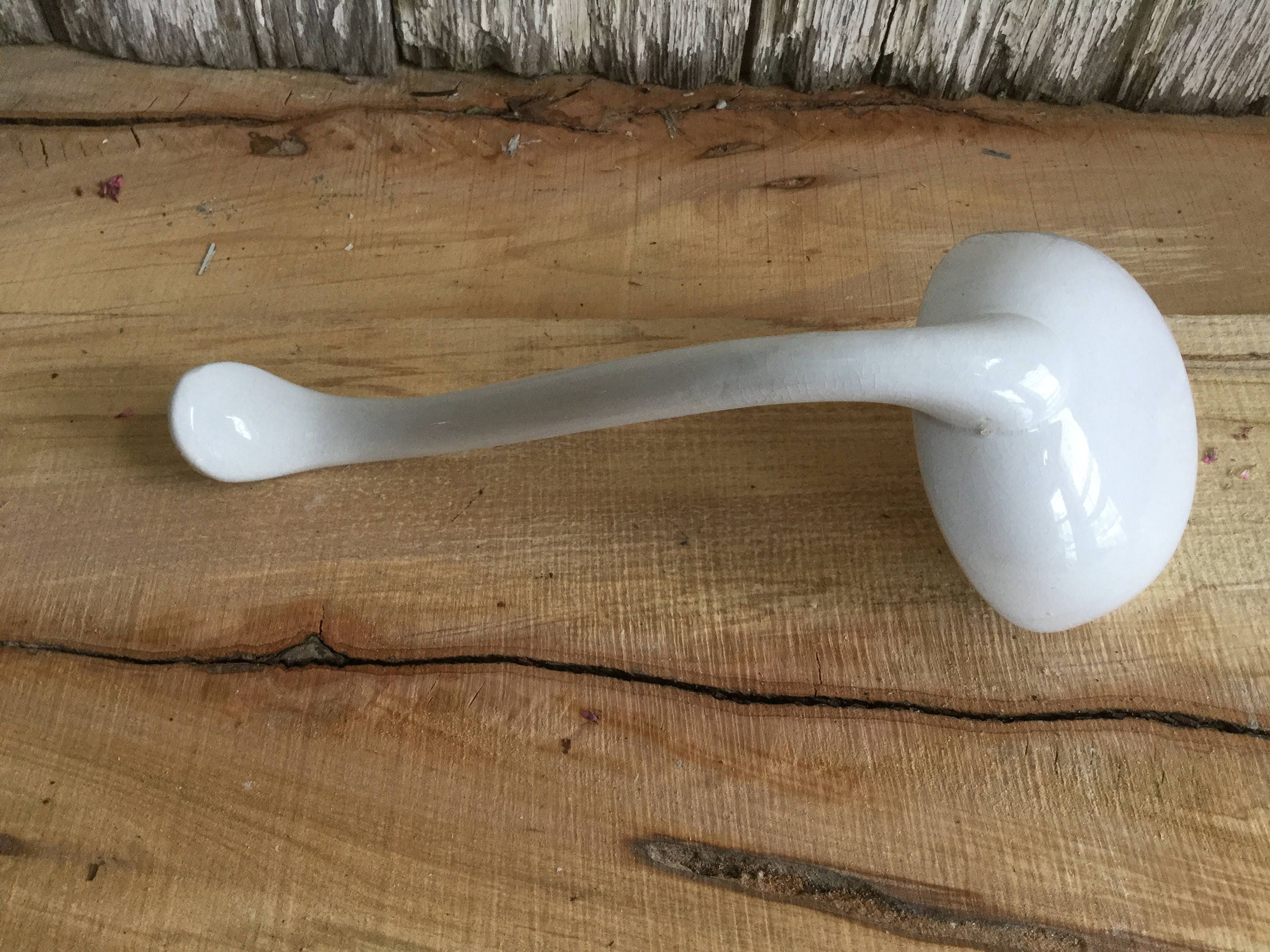 White Ironstone Ladle Cable and Ring Pattern Tureen Ladle Etsy