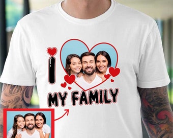 I Love Personalized Photos Shirt Png , Custom I Love Shirt, I Love Heart Shirt Png Digital