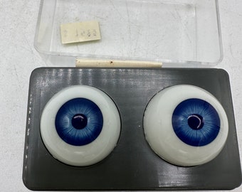 26 mm  Glastic Doll Eyes Replacement Blues, Violets