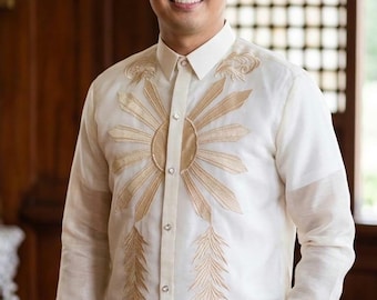 Barong Tagalog Embroidered Sinag Tala