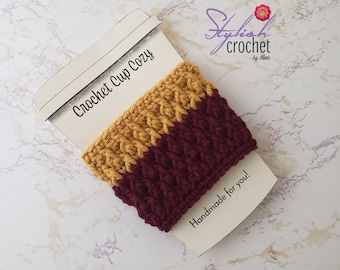 Coffee Cup Cozy Crochet Cup Cozy Crochet Coffee Sleeve Crochet Coffee Cup Sleeve Christmas Gift Idea Crochet Gifts for Employee gifts