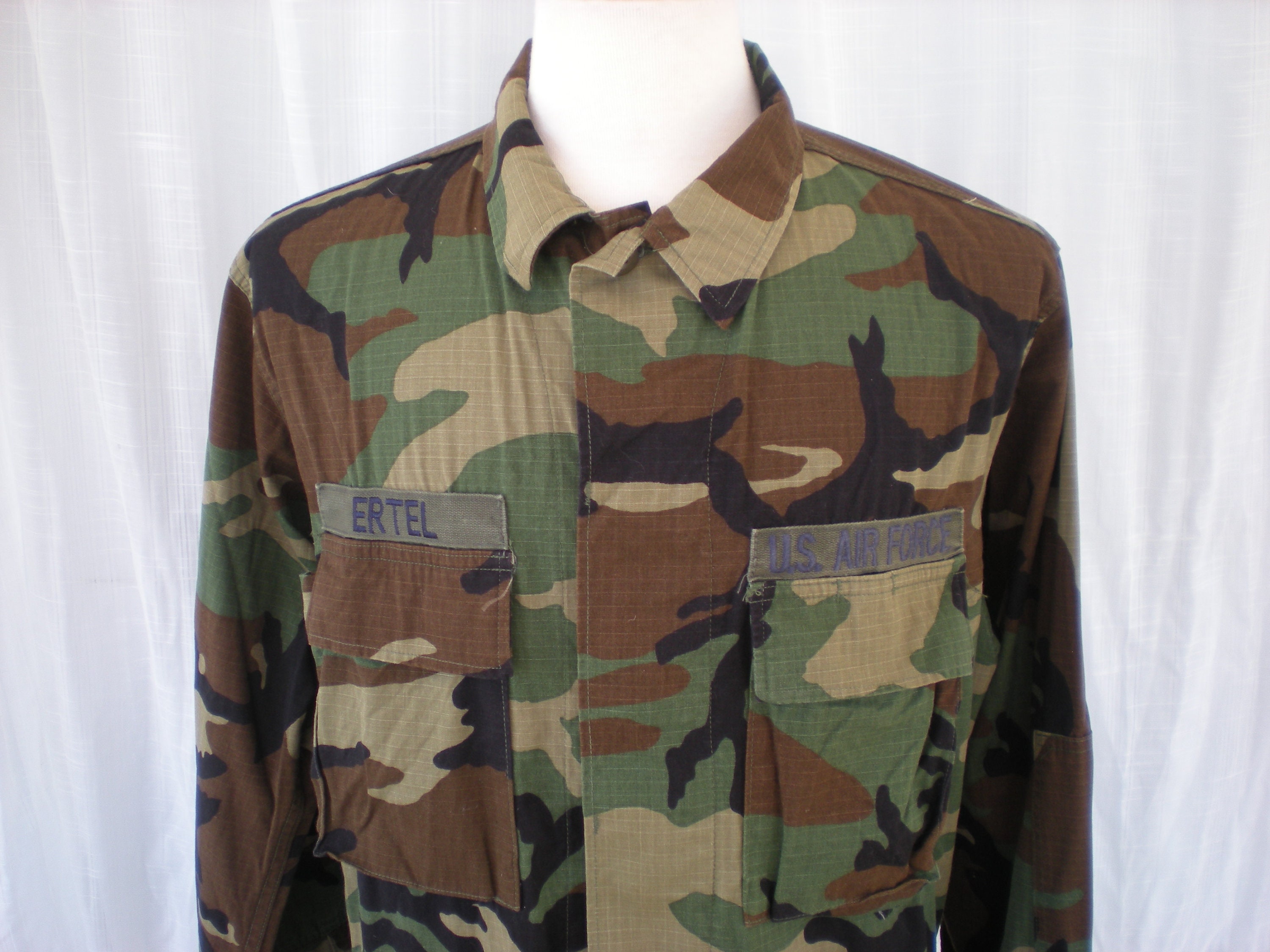 Veste Camouflage US Air Force Reserve Woodland 1999 - Occasion Très Bon État