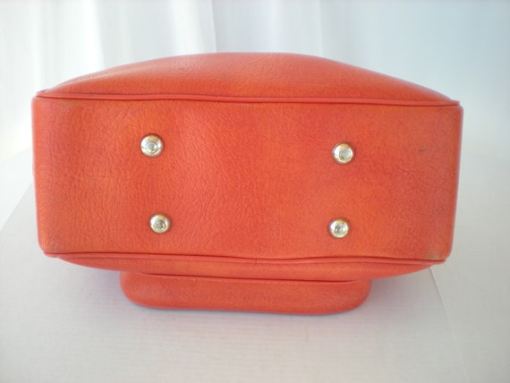 Vintage 1970's Mod Silhouette Sienna Orange Overn… - image 7