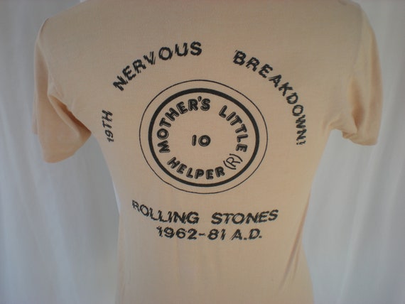 Vintage 80's The Rolling Stones t-shirt Small S 1… - image 3