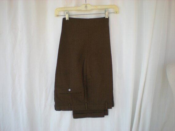 Vintage 60's Levi's Sta-Prest Trousers Brown Slack
