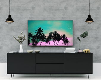 Samsung Frame Tv Art, Beach Art, Tv Frame, Art Frame TV, Samsung Wall Art, Tv Art, Instant Download