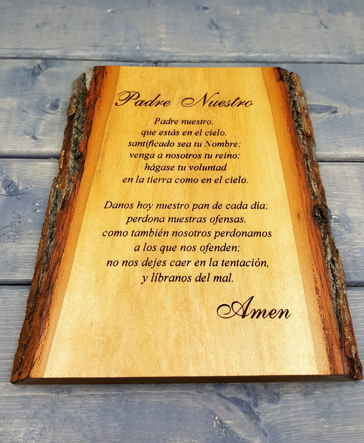 Our Lords Prayer Wall Plaque Padre Nuestro 1