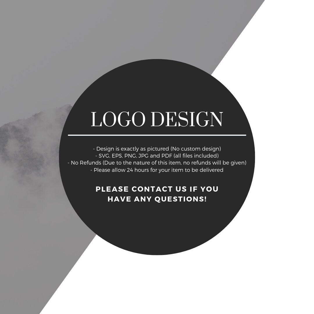 Premade Simple Round Logo Design Svg Eps Png Jpg And Pdf