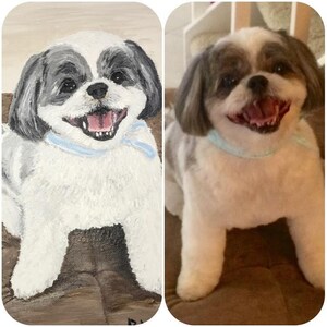 Custom Pet Portrait, Dog Painting