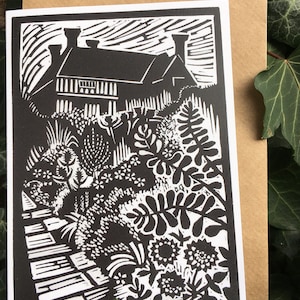 Greetings Card, The Long Border, Karte, Great Dixter, digitale Karte